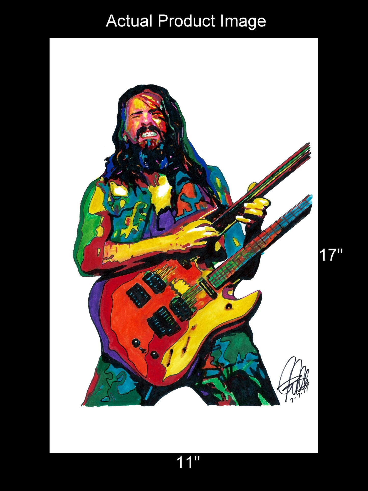 Ron Bumblefoot Thal Guitar Metal Rock Music Poster Print Wall Art 11x17