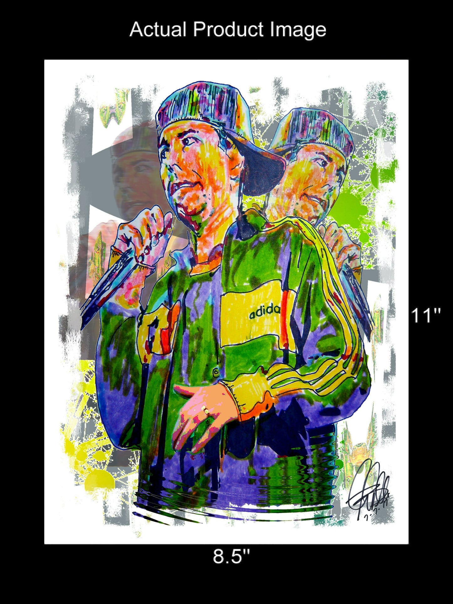 MCA Beastie Boys Adam Yauch Rock Rap Music Poster Print Wall Art 8.5x11