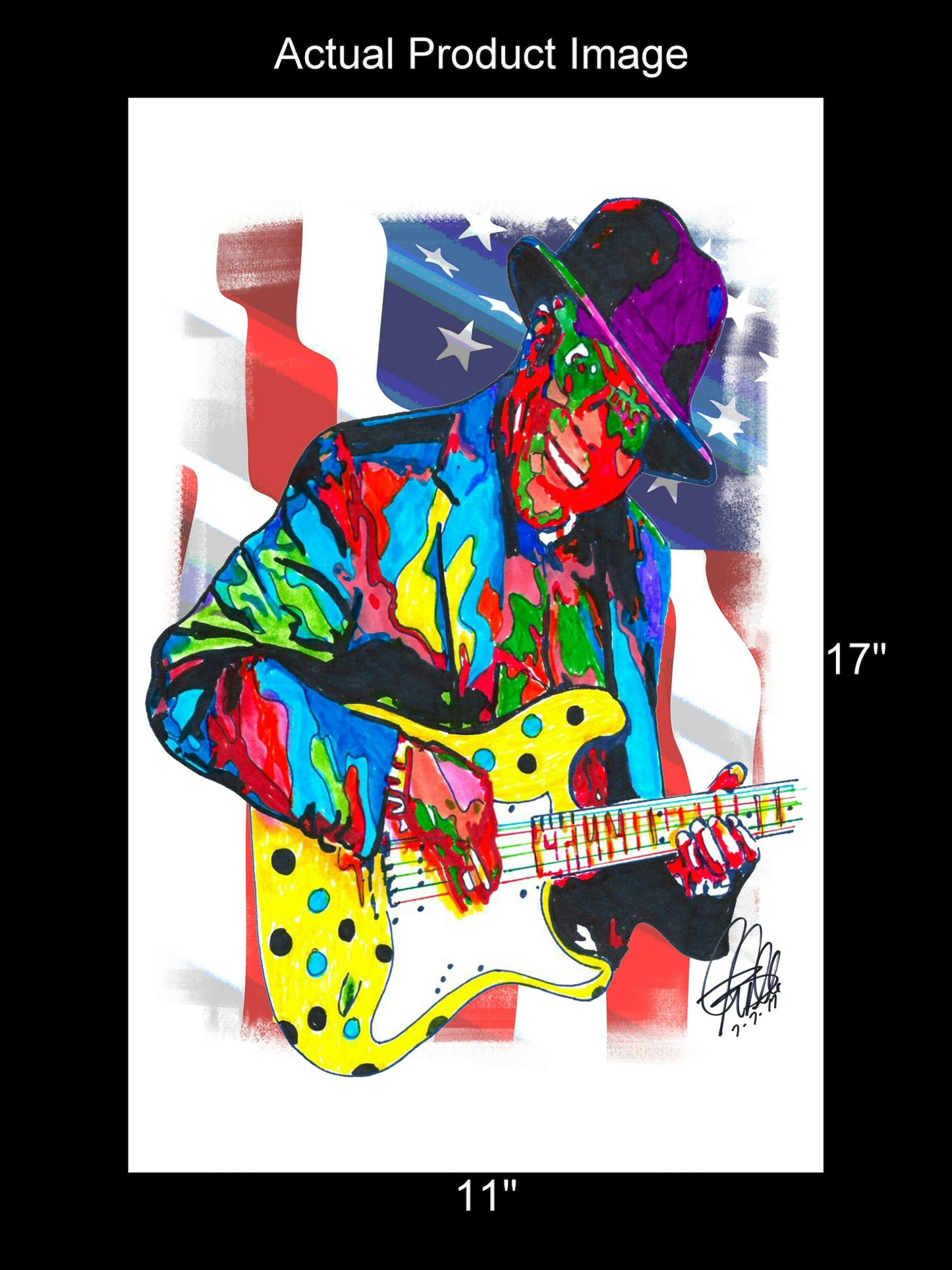 Buddy Guy Guitar Blues Music Poster Print Wall Art 11x17