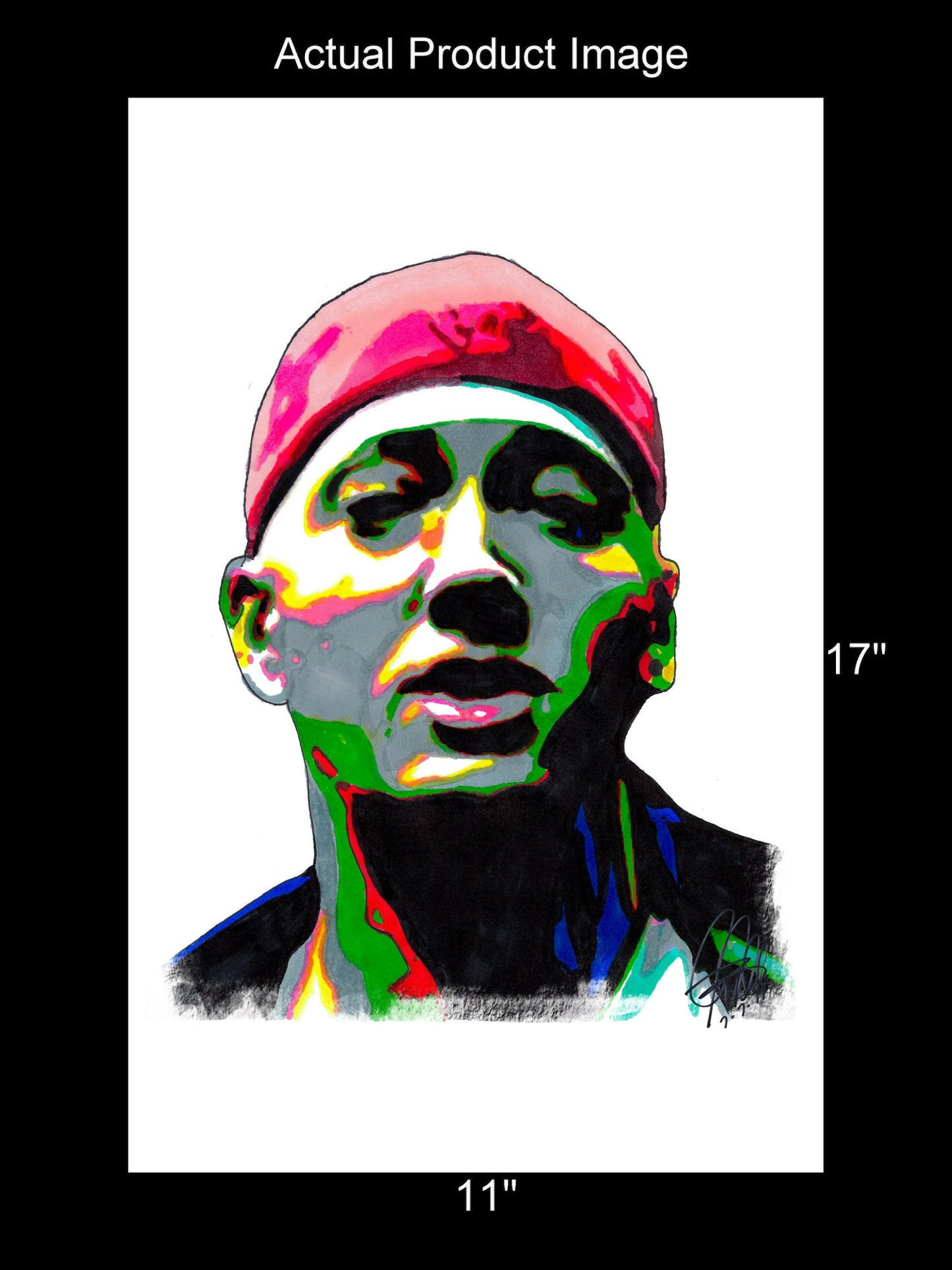 Eminem Rapper Hip Hop Music Poster Print Wall Art 11x17