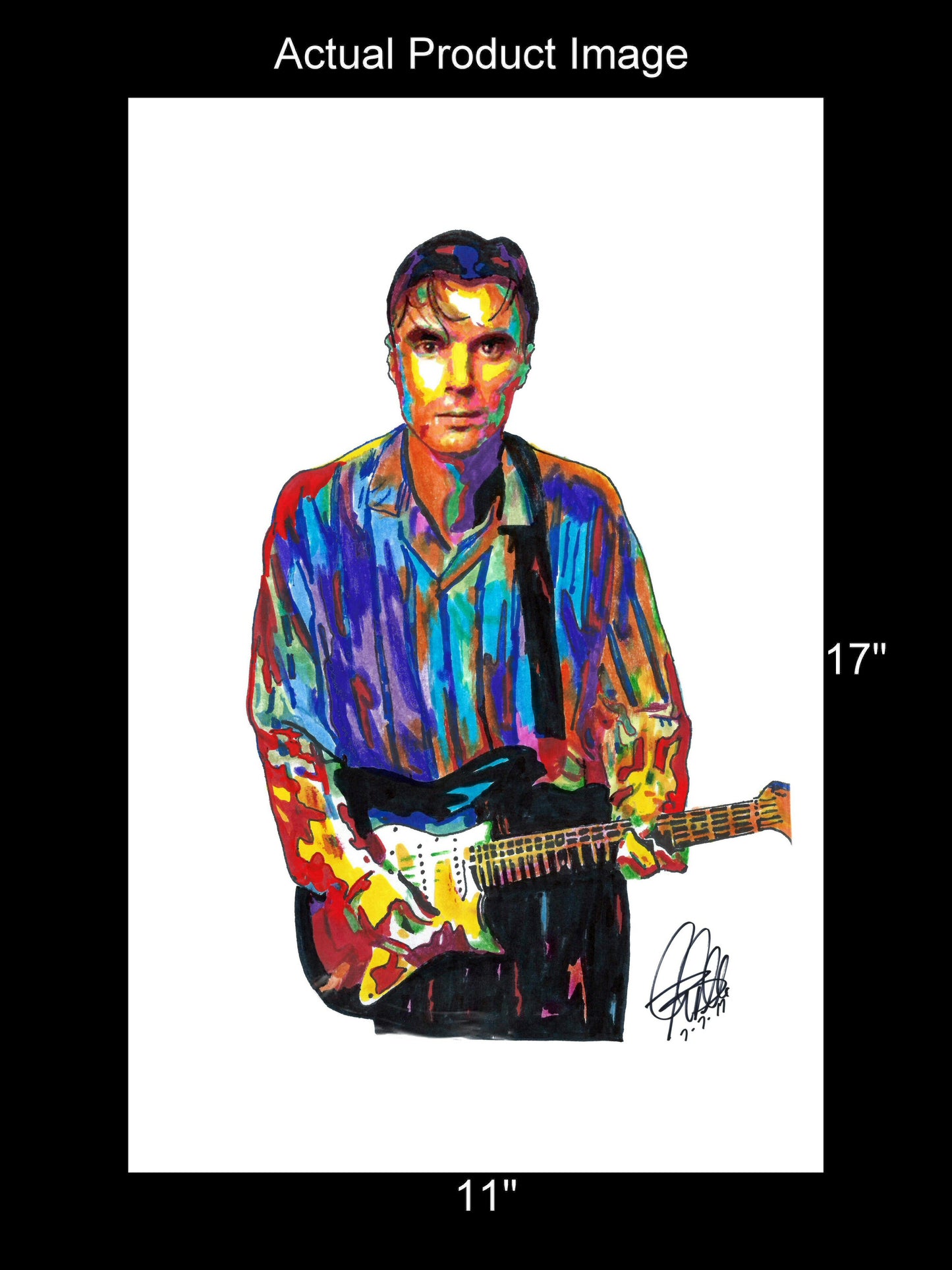 David Byrne Talking Heads Wild Life Rock Music Poster Print Wall Art 11x17