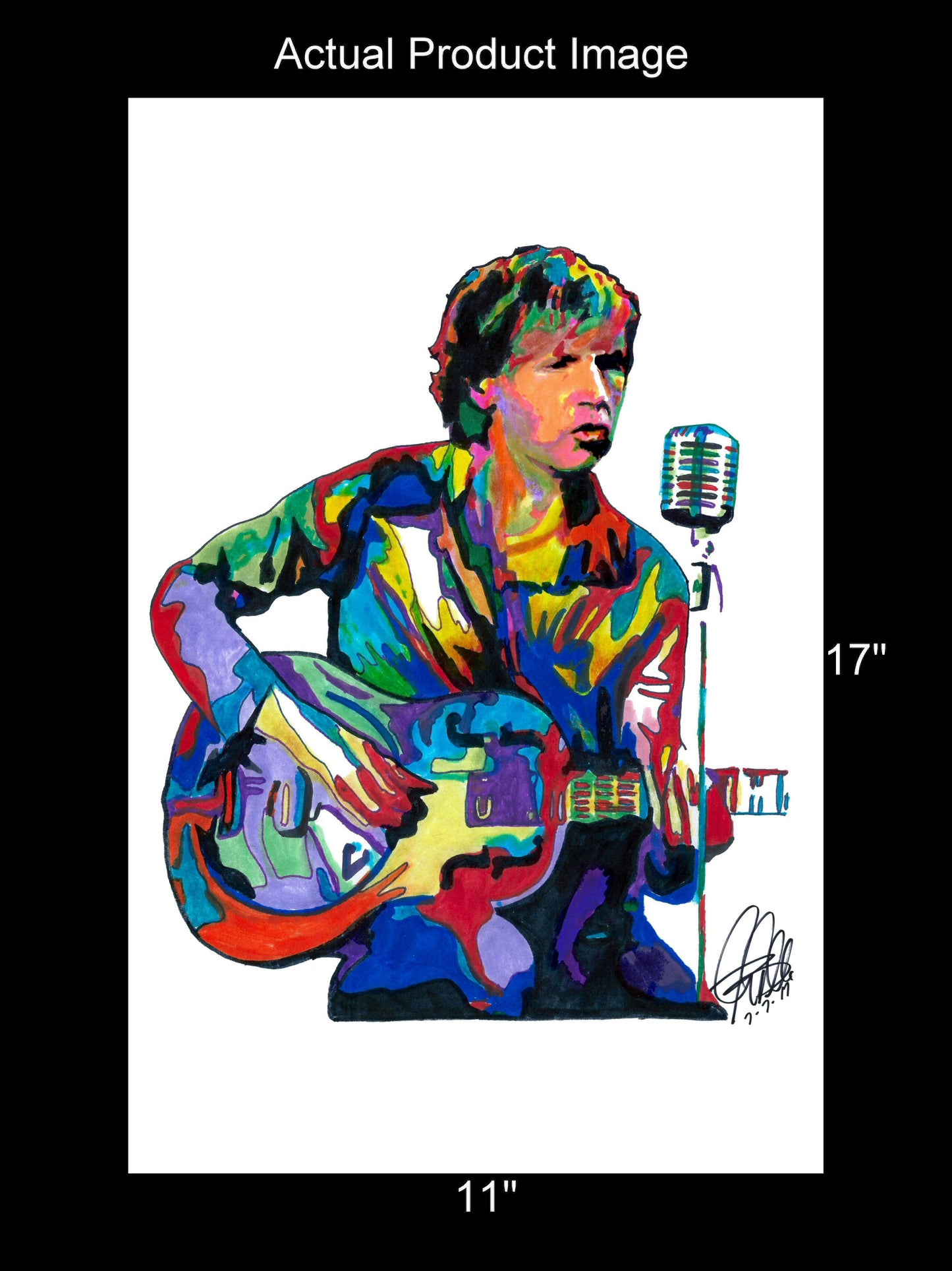 Beck Guitar Rap Rock Pop Music Poster Print Wall Art 11x17