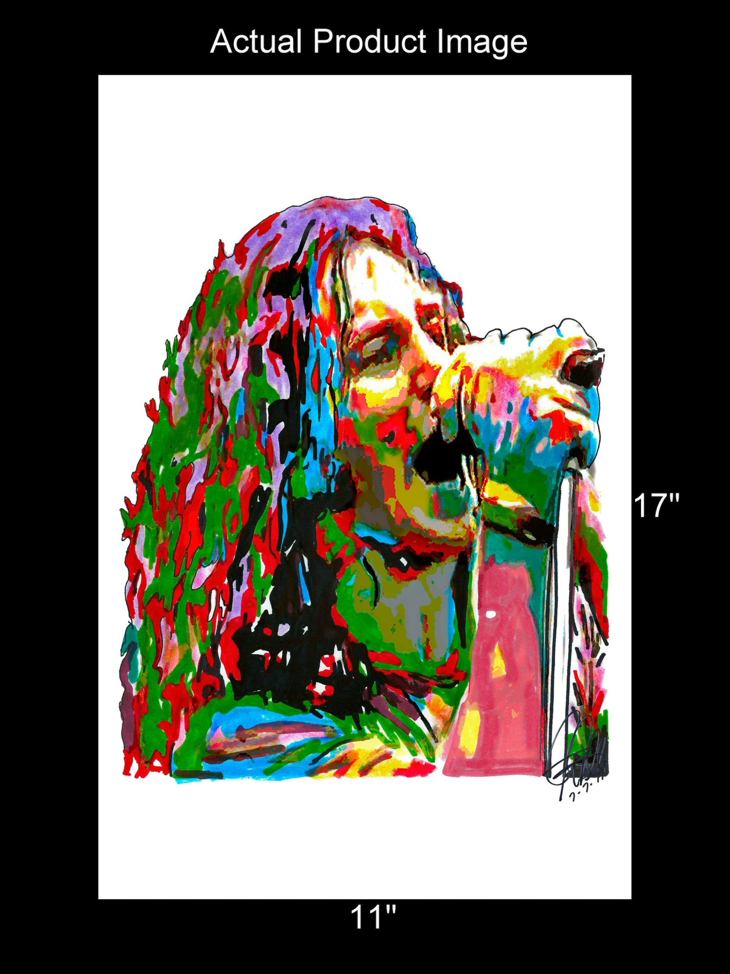 Eddie Vedder Pearl Jam Singer Rock Music Poster Print Wall Art 11x17