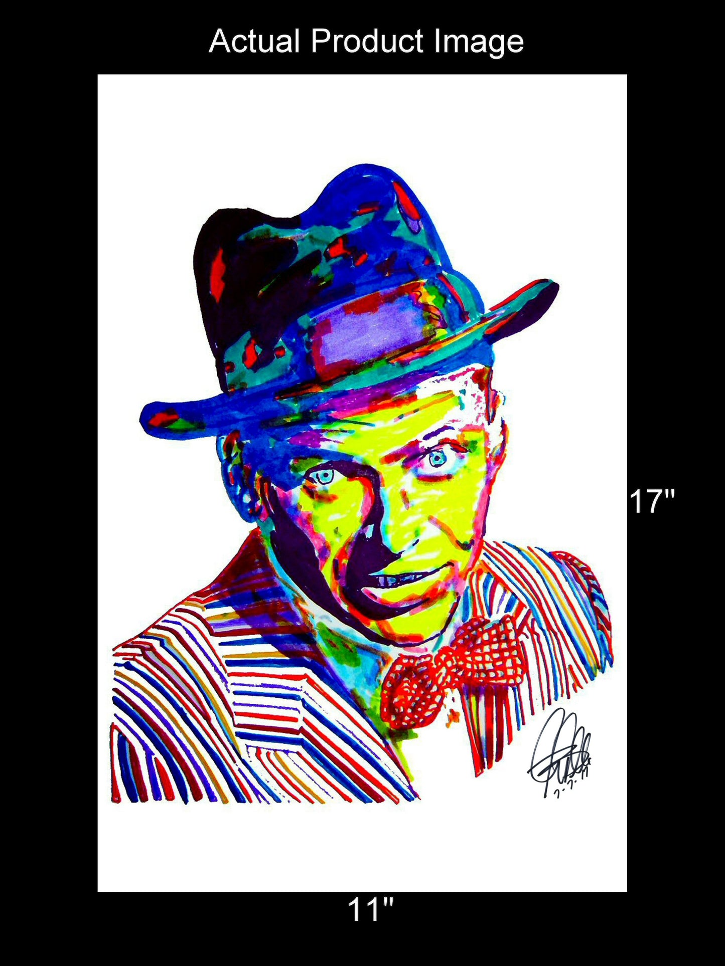 Frank Sinatra Singer Big Band Music Poster Print Wall Art 11x17