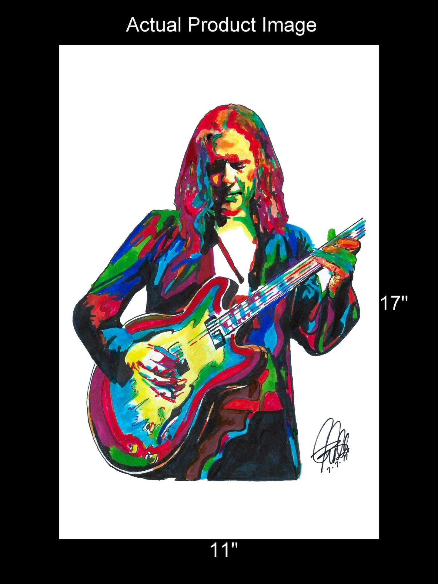 Robben Ford LA Express Yellowjackets Guitar Music Poster Print Wall Art 11x17