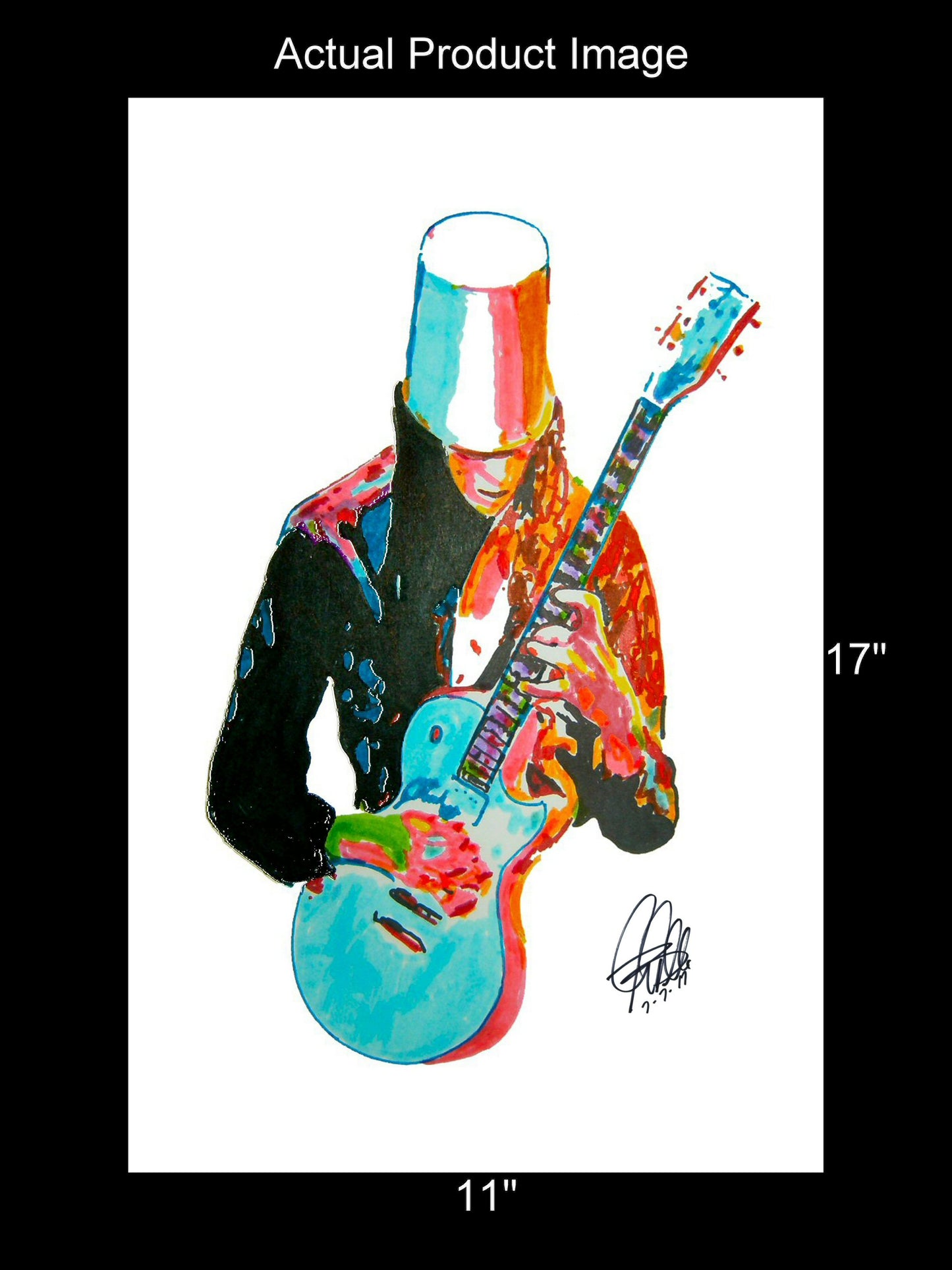 Buckethead Guns n Roses Heavy Metal Rock Music Print Poster Wall Art 11x17