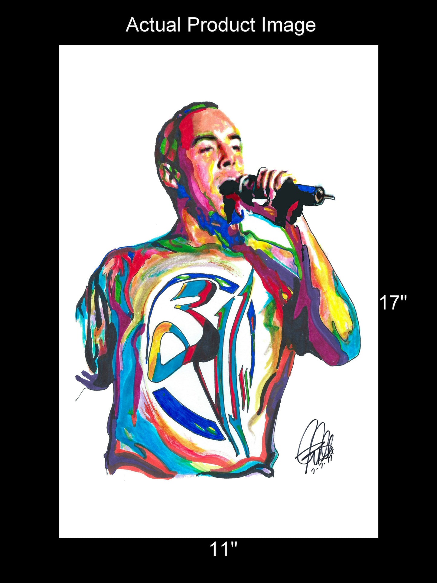 Doug SA Martinez 311 Rap Rock Music Poster Print Wall Art 11x17