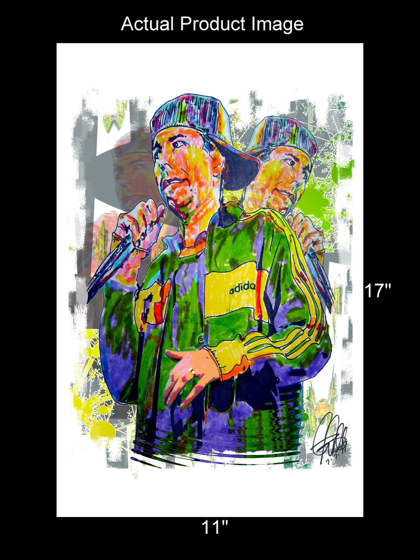 MCA Beastie Boys Adam Yauch Rock Rap Music Poster Print Wall Art 11x17