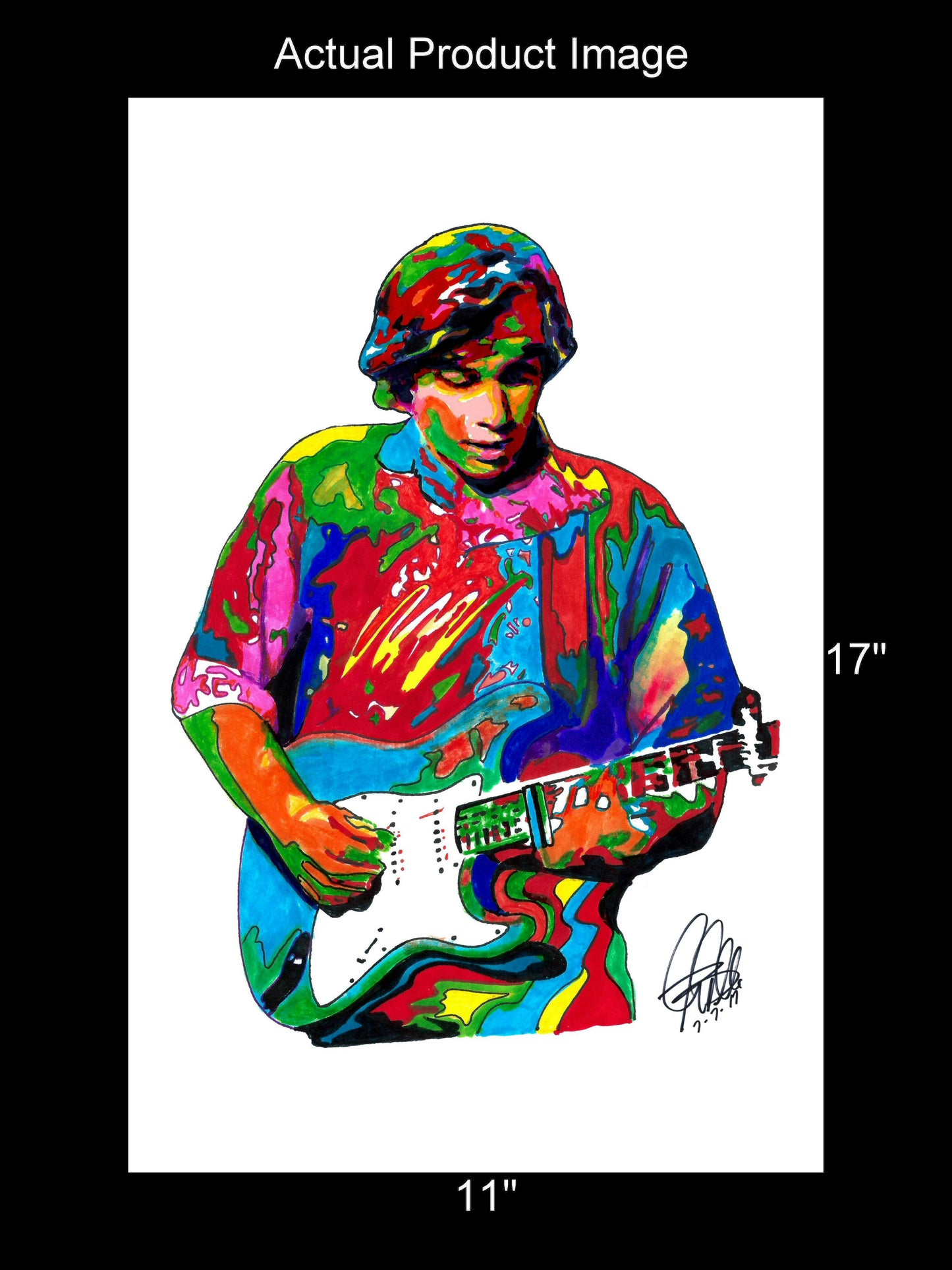 Ry Cooder Slide Guitar Blues Roots Rock Music Wall Art Poster Print 11x17