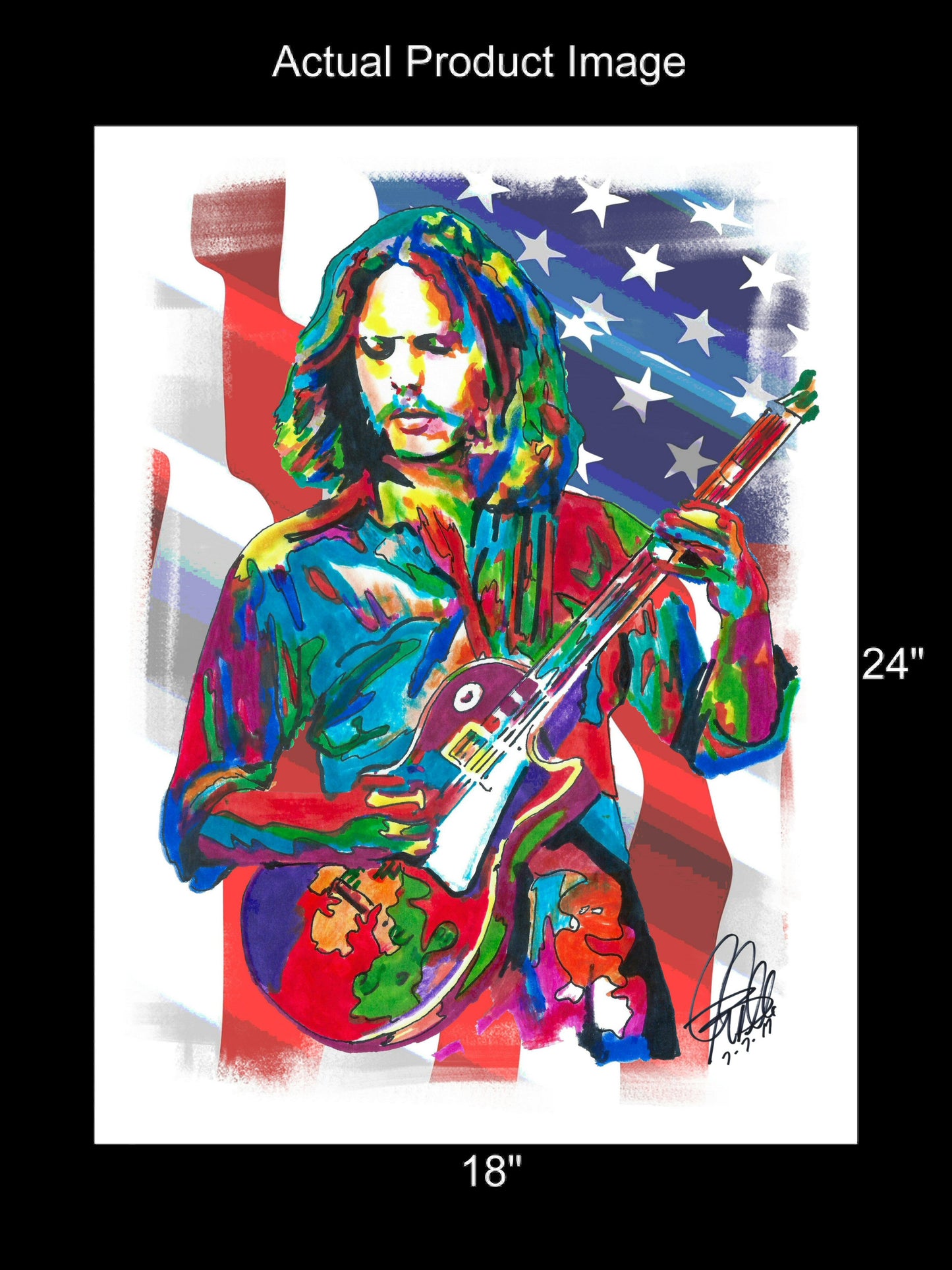 Don Felder Eagles Guitar American Rock Music Poster Print Wall Art 18x24