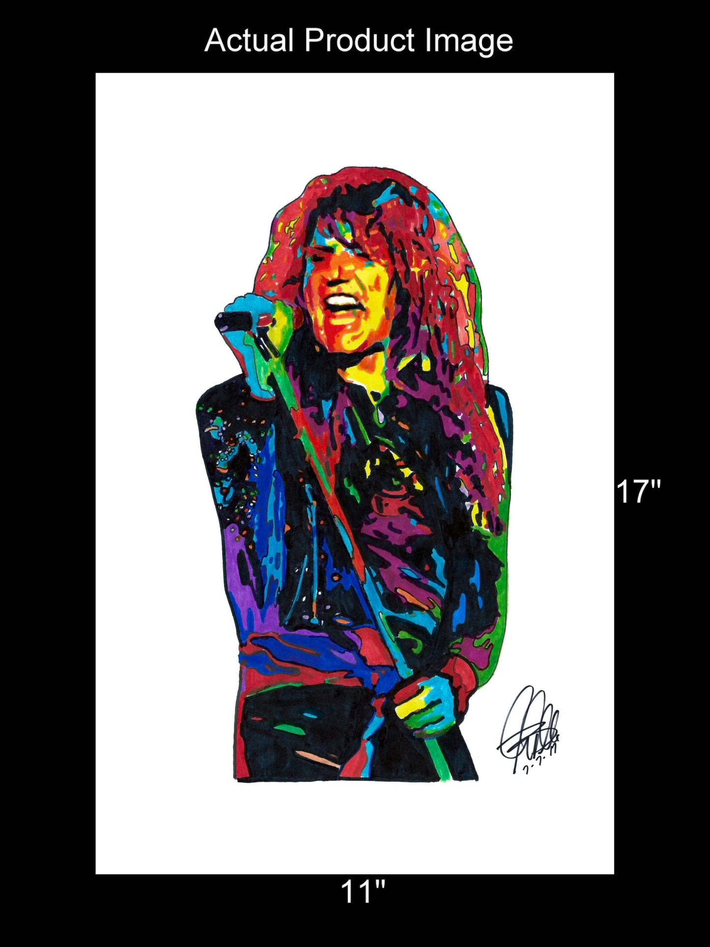 David Coverdale Whitesnake Singer Rock Music Poster Print Wall Art 11x17