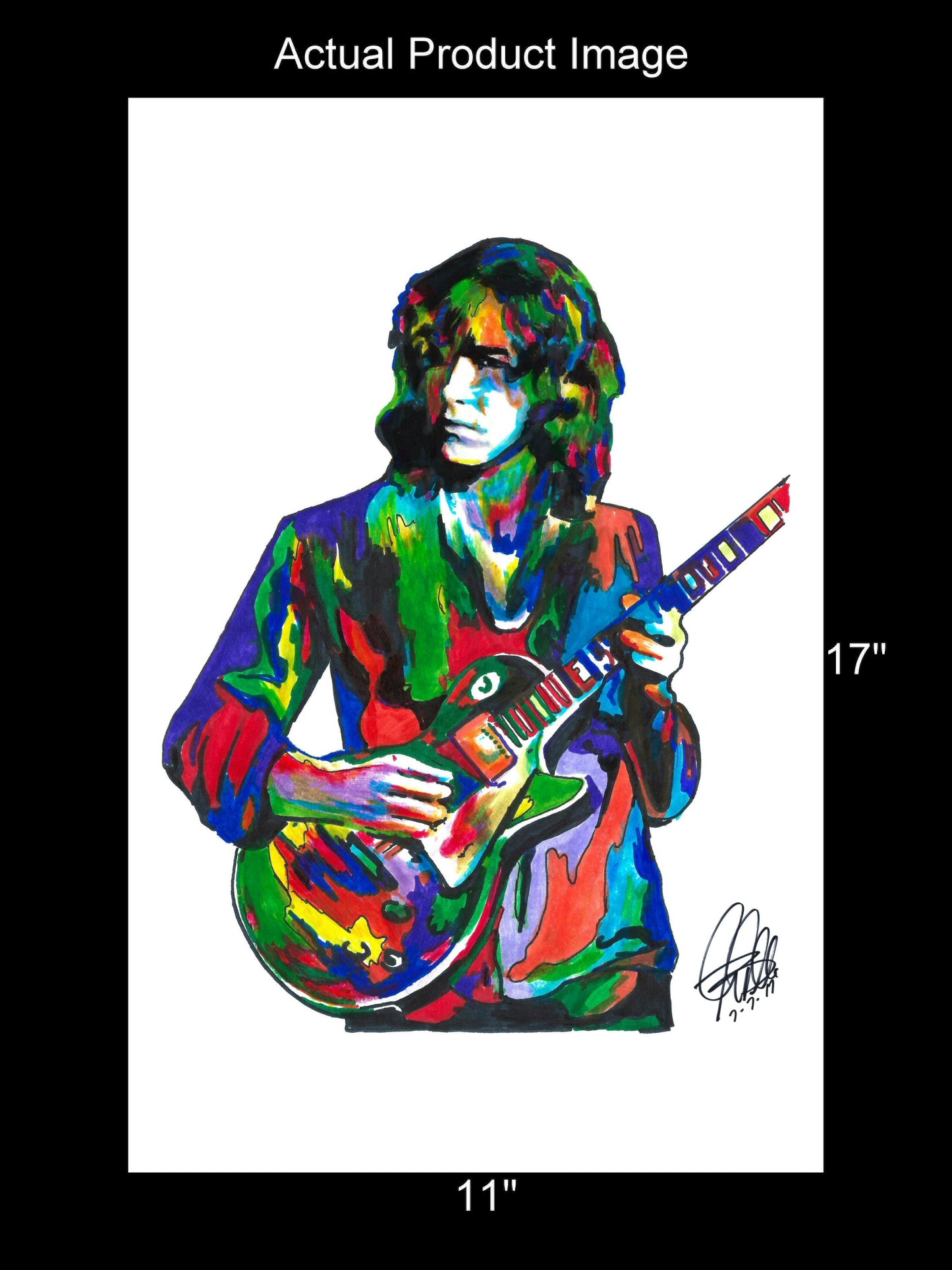 Mick Taylor Bluesbreakers Guitar Blues Rock Music Poster Print Wall Art 11x17