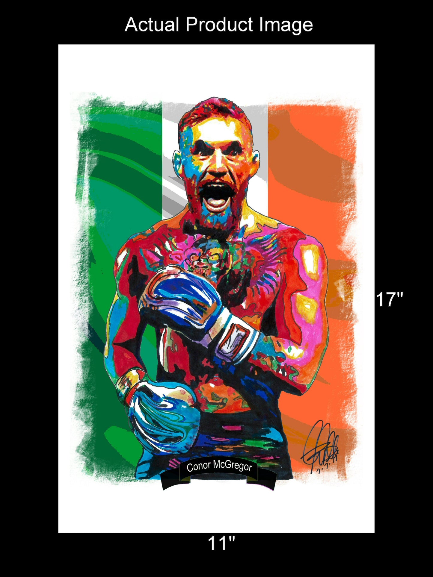 Conor McGregor Martial Arts Boxing Poster Print Wall Art 11x17