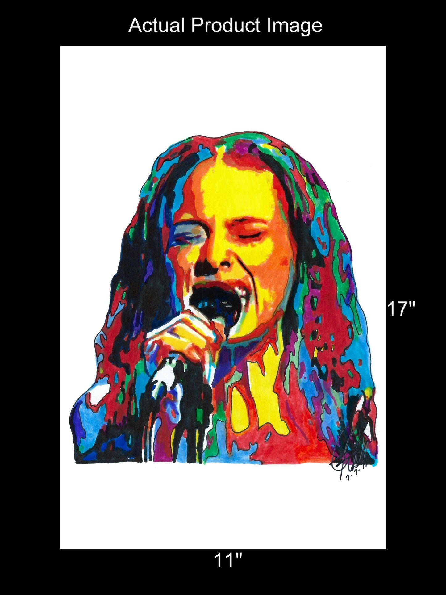 Fiona Apple Singer Piano Pop Art Music Poster Print Wall Art 11x17