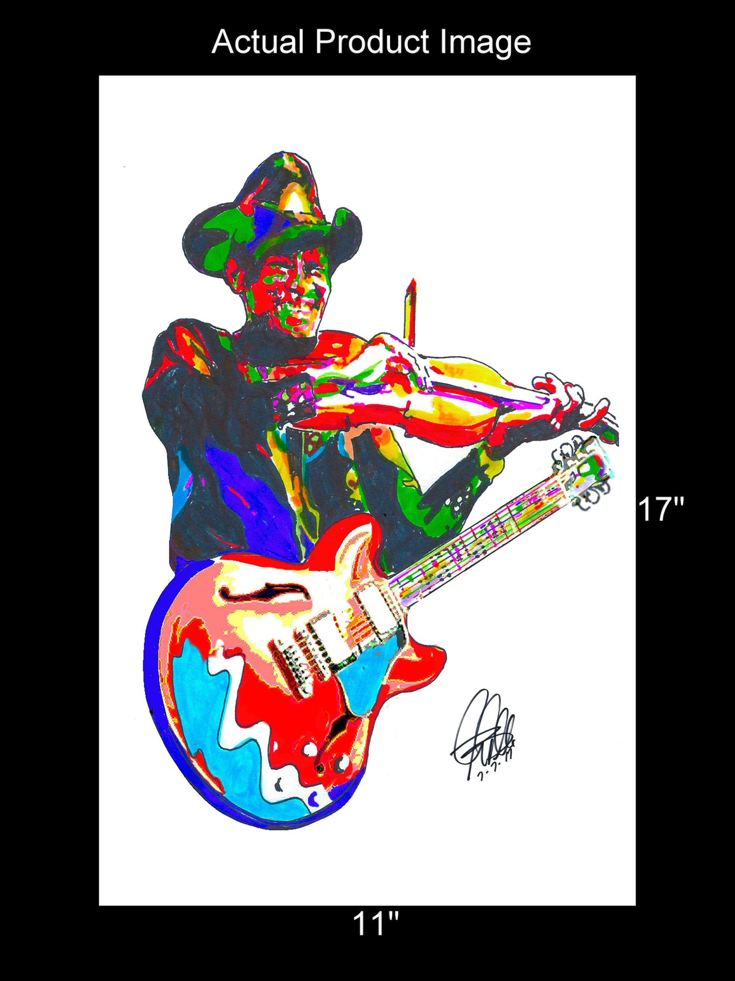 Clarence Gatemouth Brown Blues Music Poster Print Wall Art 11x17