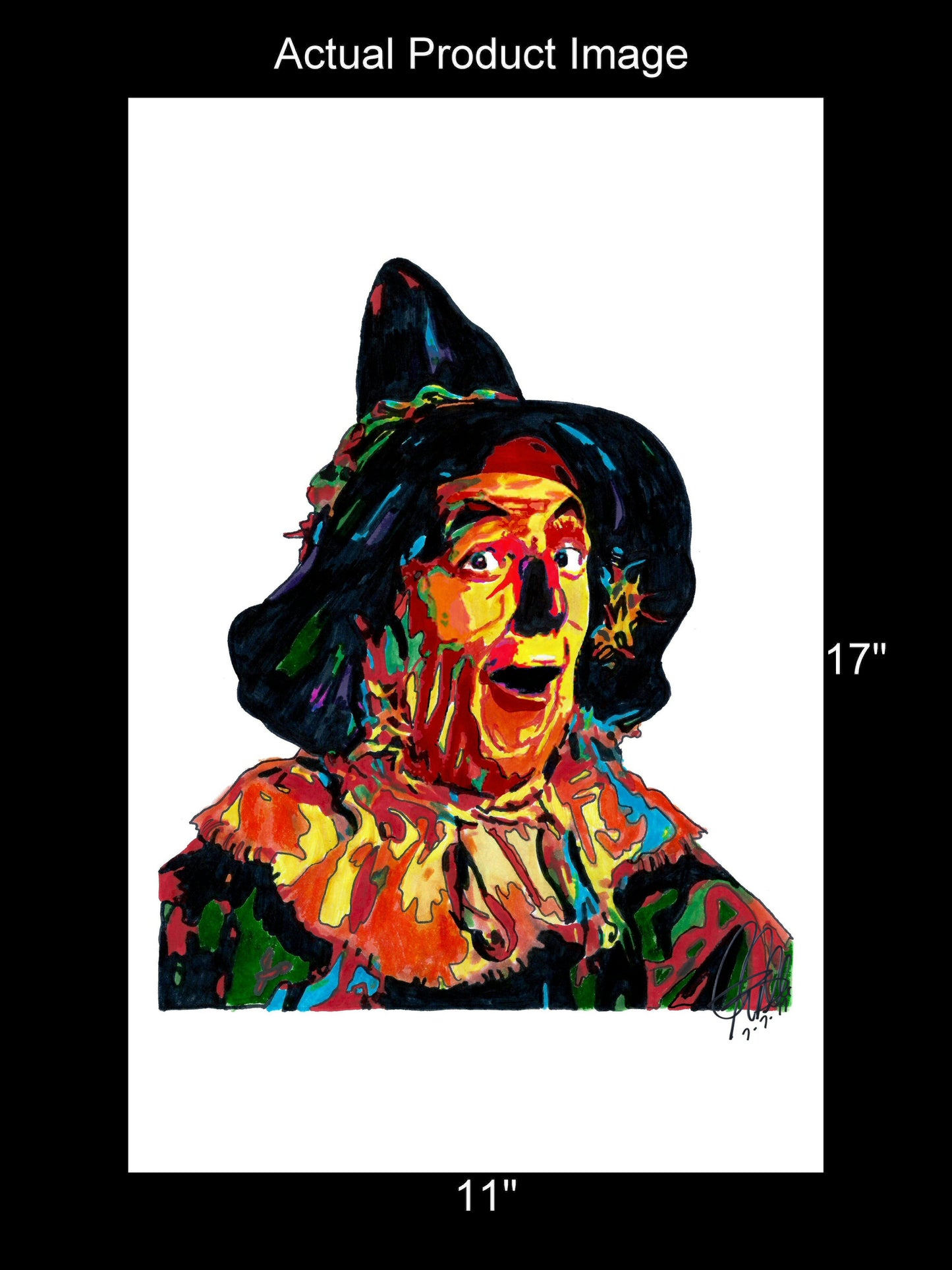 Scarecrow The Wizard of Oz Poster Print Wall Art 11x17