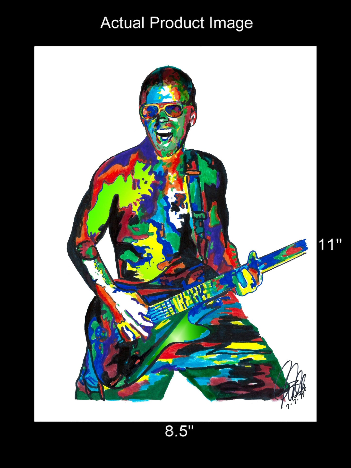 Bradley Nowell Sublime Singer Guitar Rock Music Poster Print Wall Art 8.5x11