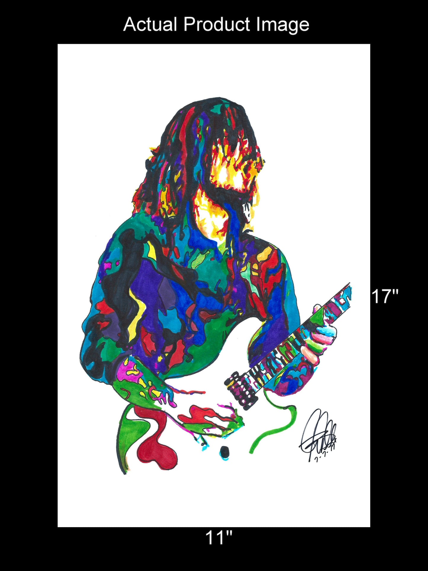 Tim Mahoney 311 Guitar Rap Rock Funk Music Print Poster Wall Art 11x17