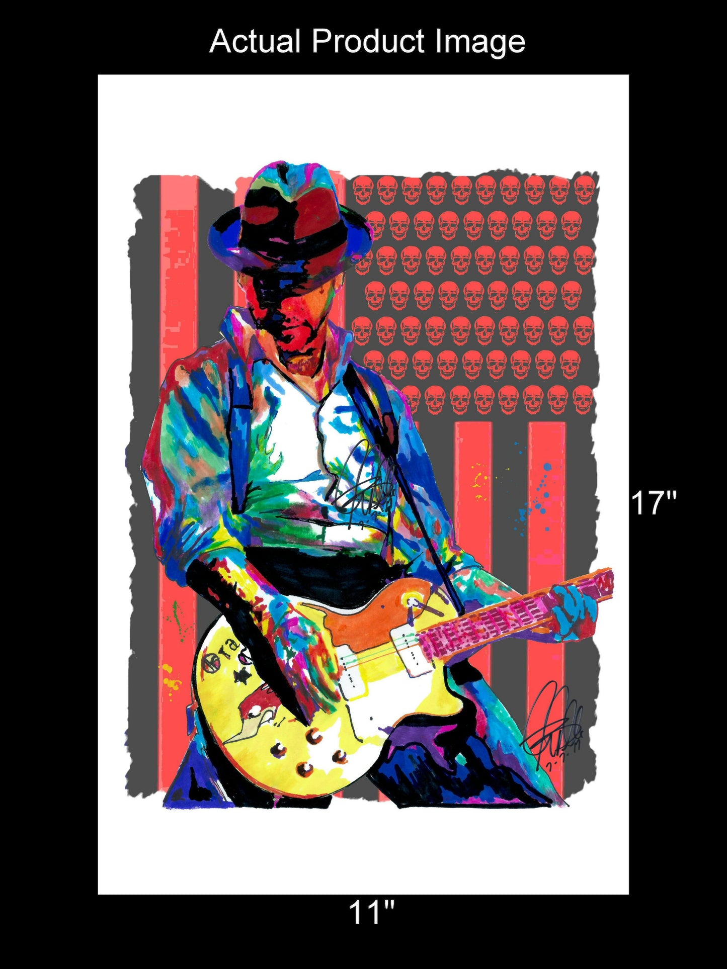 Mike Ness Social Distortion Singer Guitar Music Poster Print Wall Art 11x17