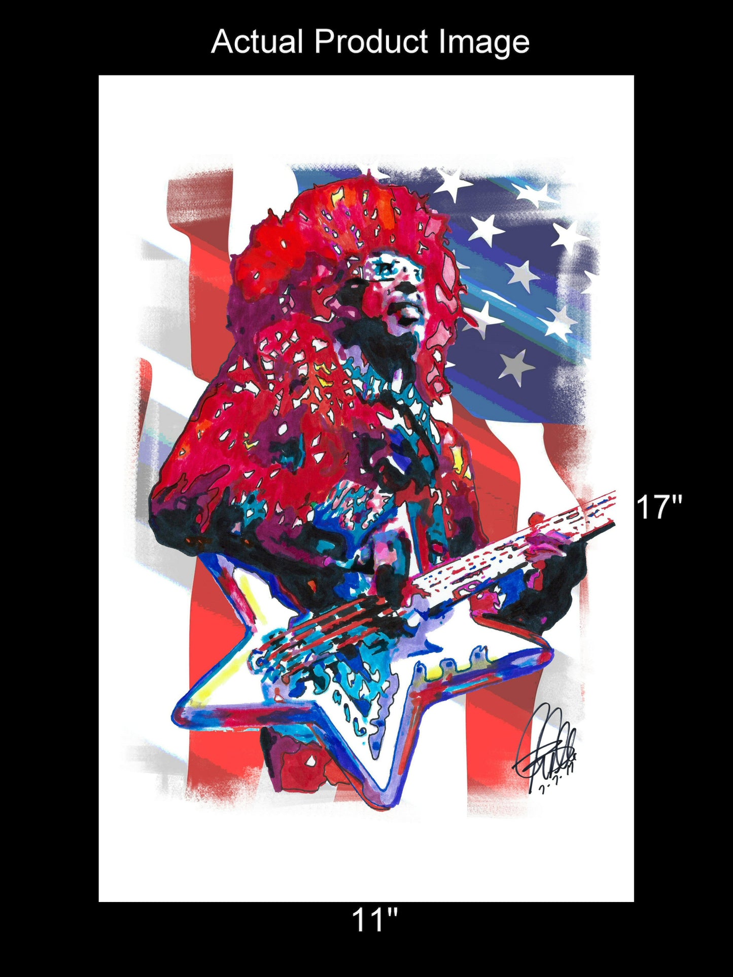 Bootsy Collins Parliament Funkadelic Bass Music Print Poster Wall Art 11x17