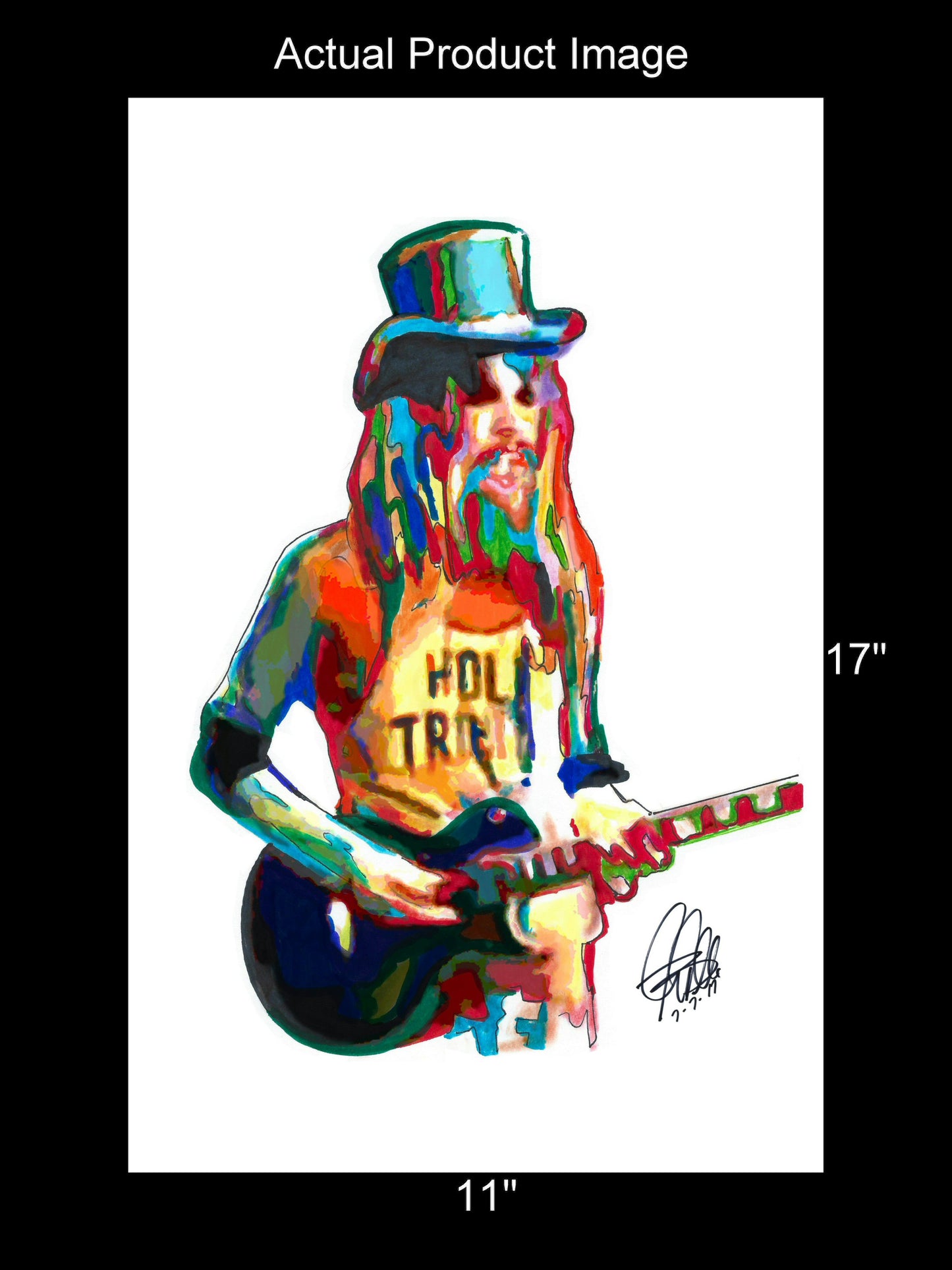 Leon Russell Rock Singer Guitar Piano Music Poster Print Wall Art 11x17