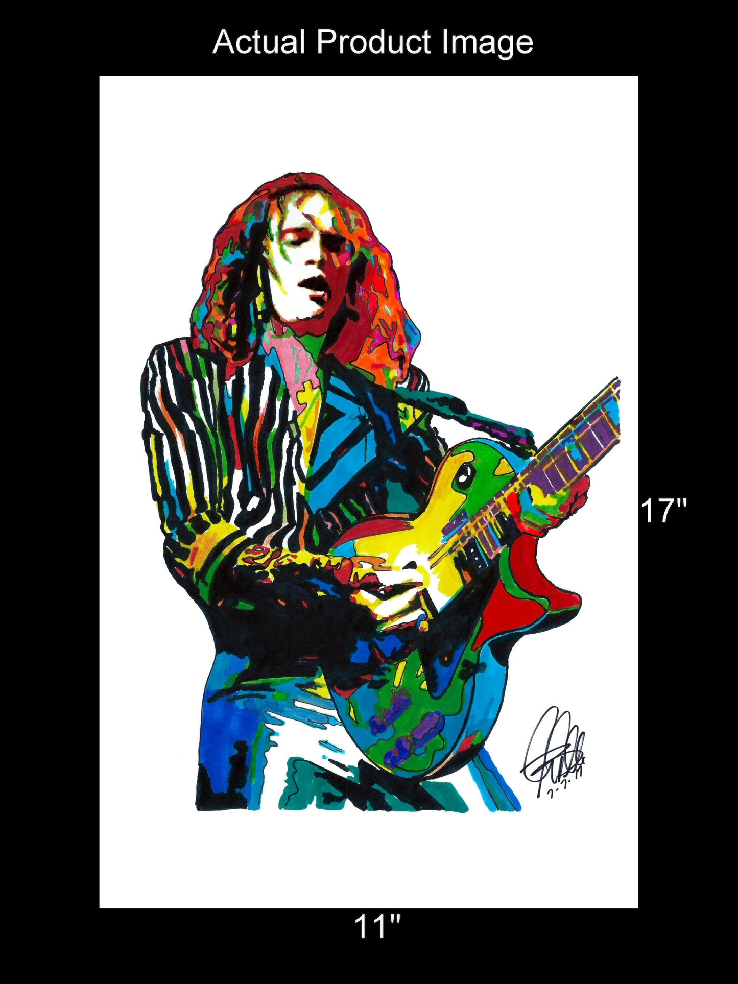 Justin Hawkins The Darkness Rock Music Poster Print Wall Art 11x17