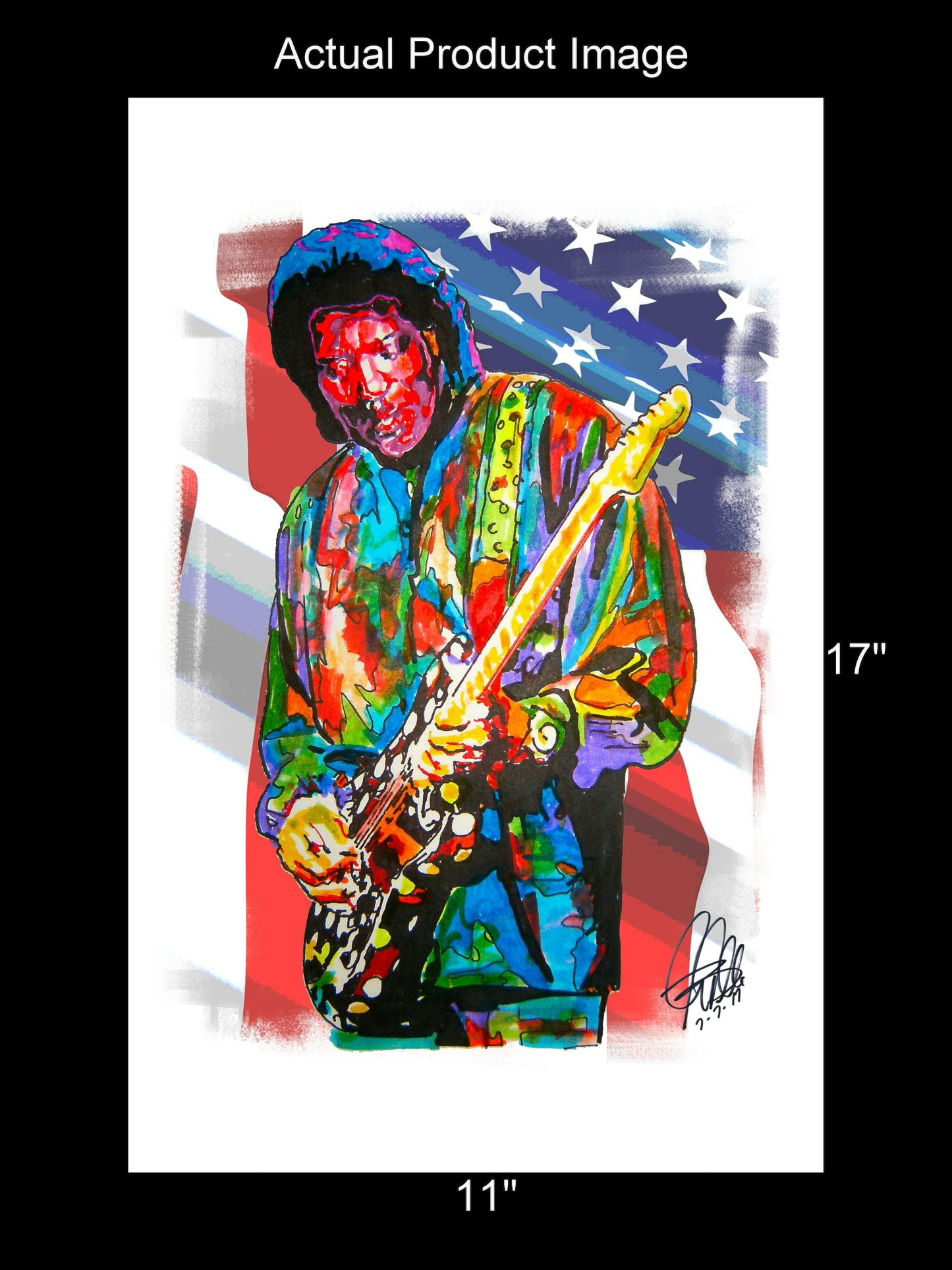 Buddy Guy Singer Guitar Blues Music Poster Print Wall Art 11x17