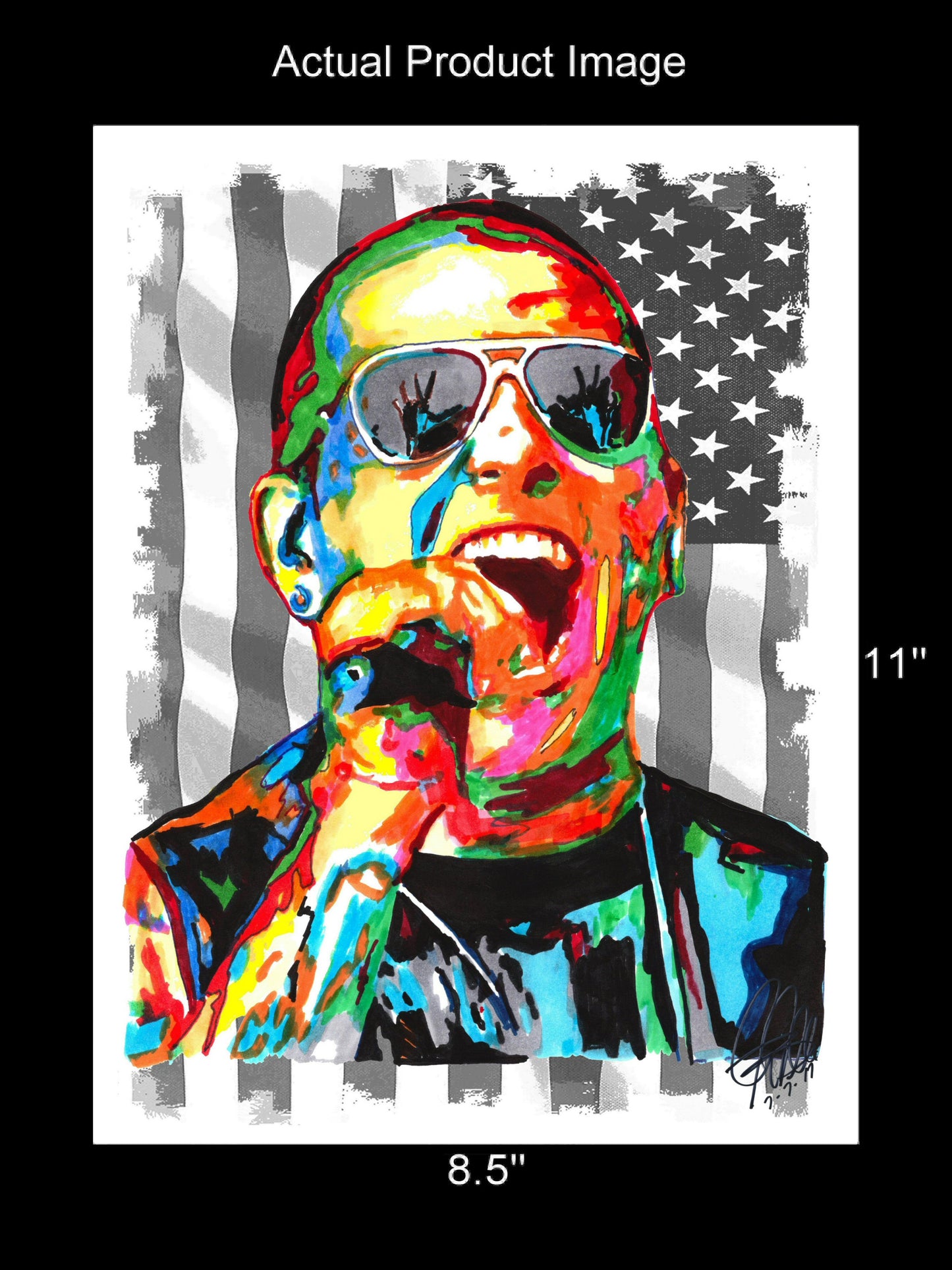 M Shadows Avenged Sevenfold Heavy Metal Music Poster Print Wall Art 8.5x11