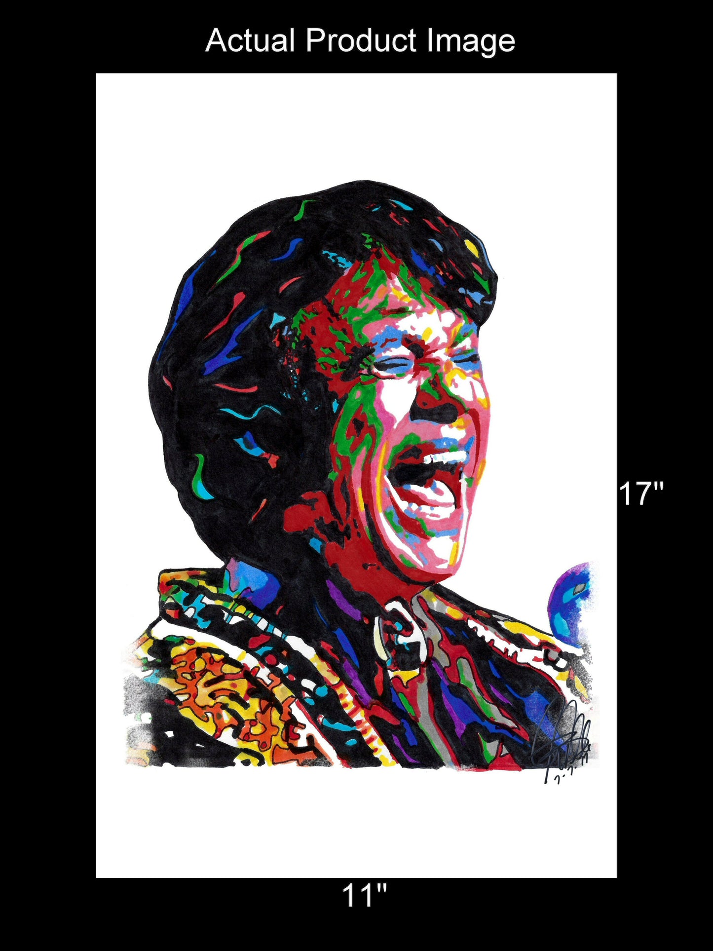 Juan Gabriel Singer Latin Pop Music Poster Print Wall Art 11x17