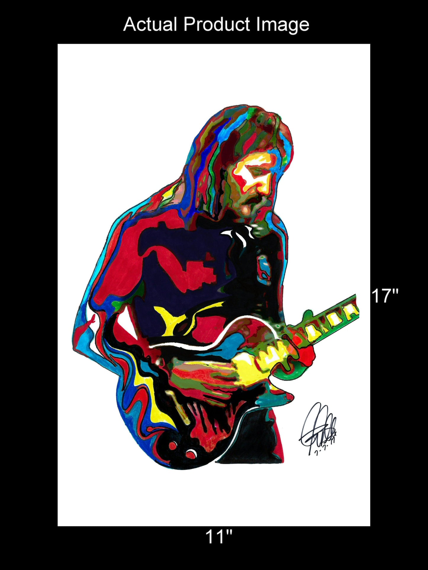 Jan Akkerman Focus Guitar Rock Music Poster Print Wall Art 11x17