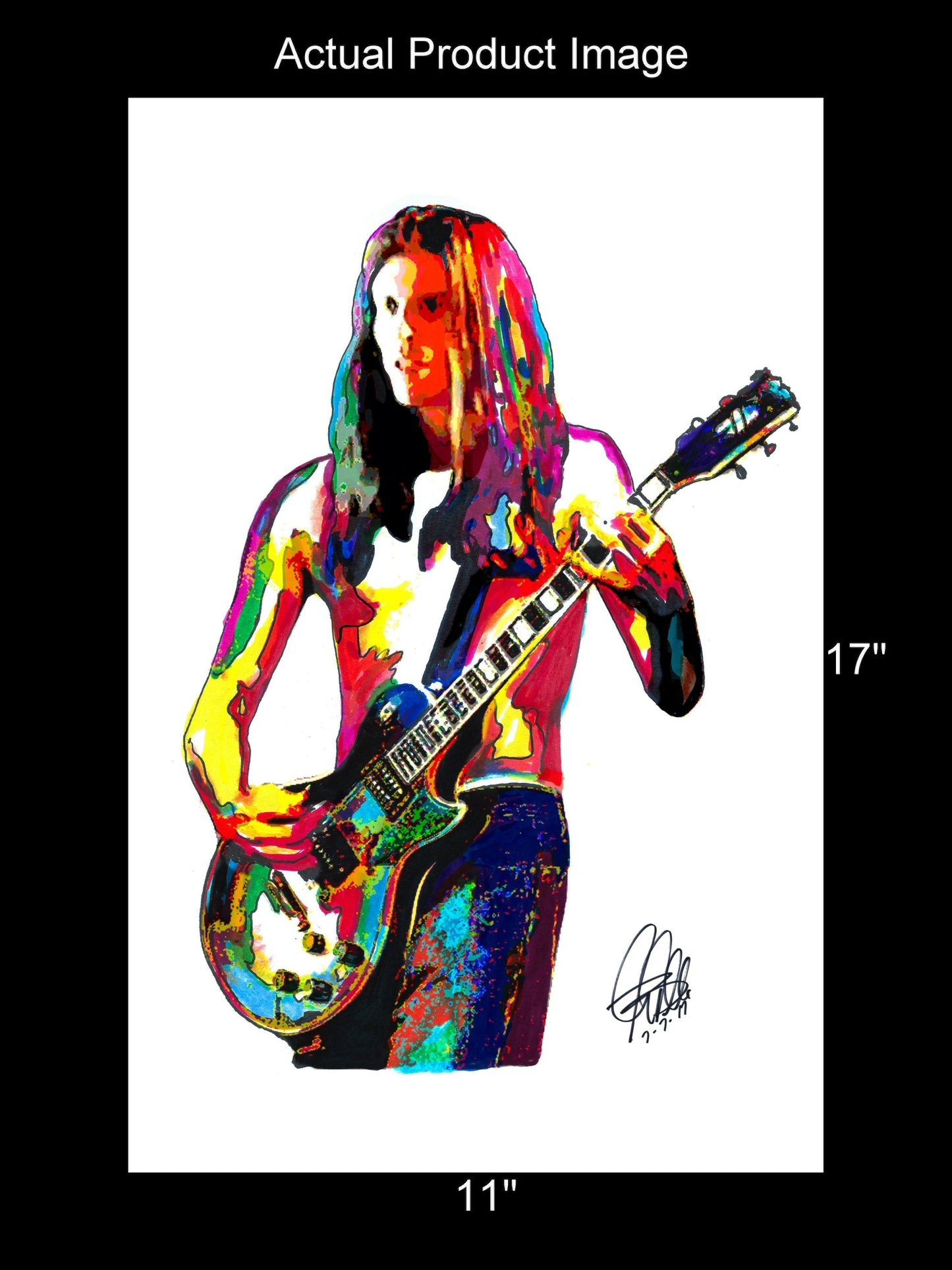 Adam Jones Tool Guitar Rock Music Poster Print Wall Art 11x17