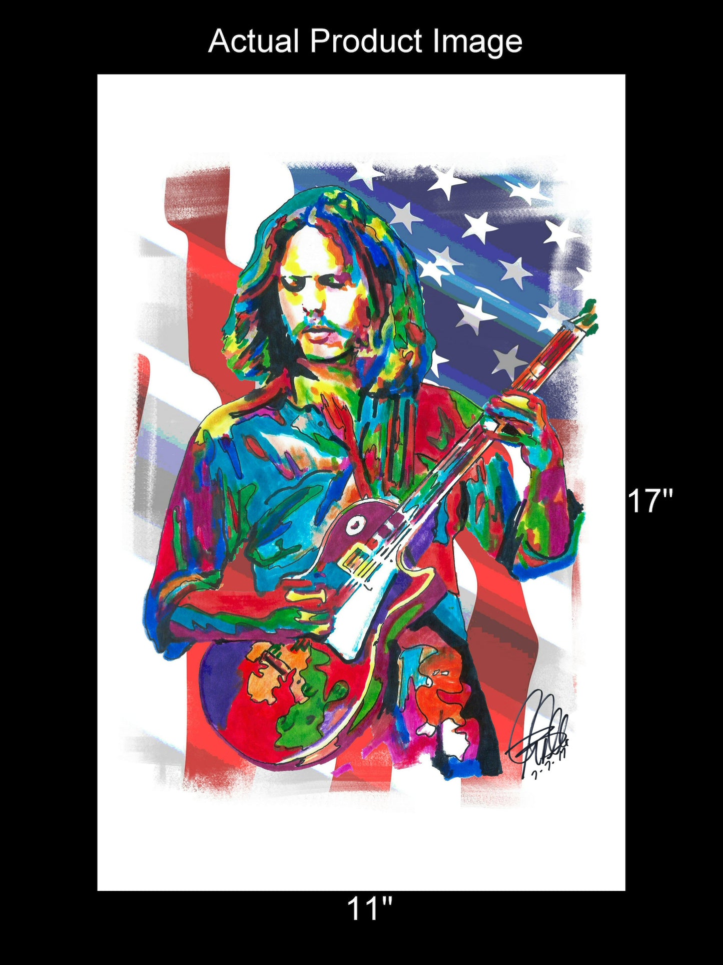 Don Felder Eagles Guitar American Rock Music Poster Print Wall Art 11x17