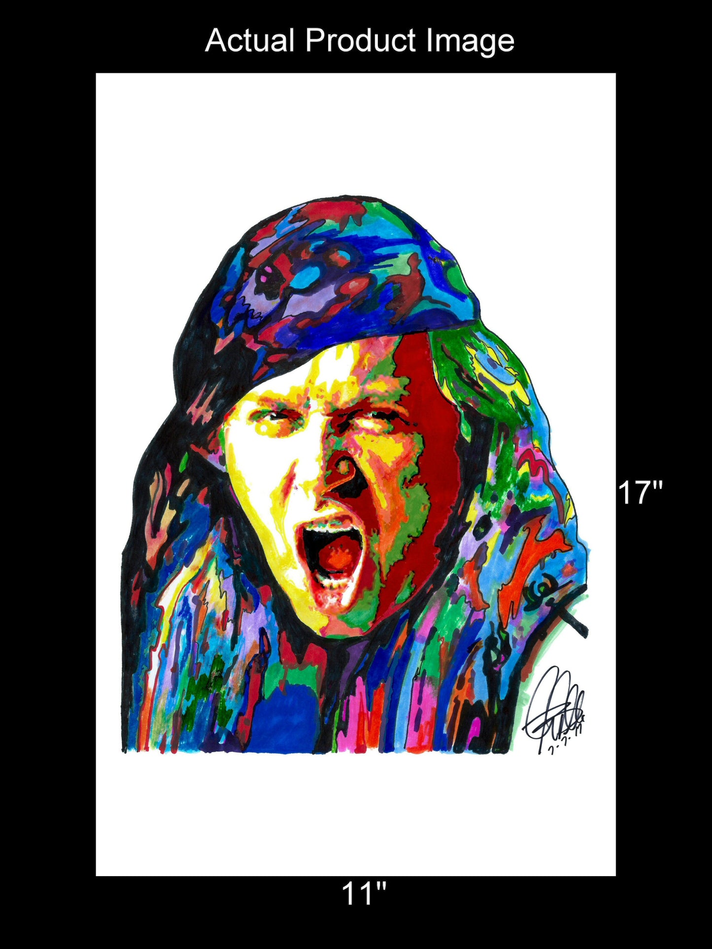 Sam Kinison Stand Up Comedy Poster Print Tribute Wall Art 11x17