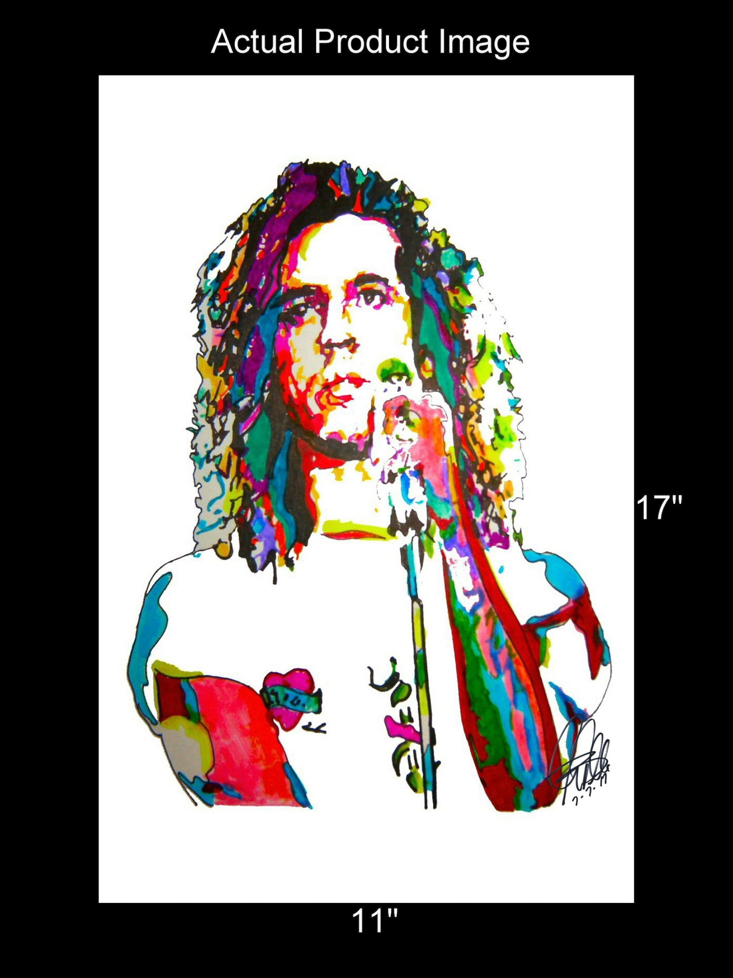 Michael Hutchence INXS Singer Rock Music Poster Print Wall Art 11x17