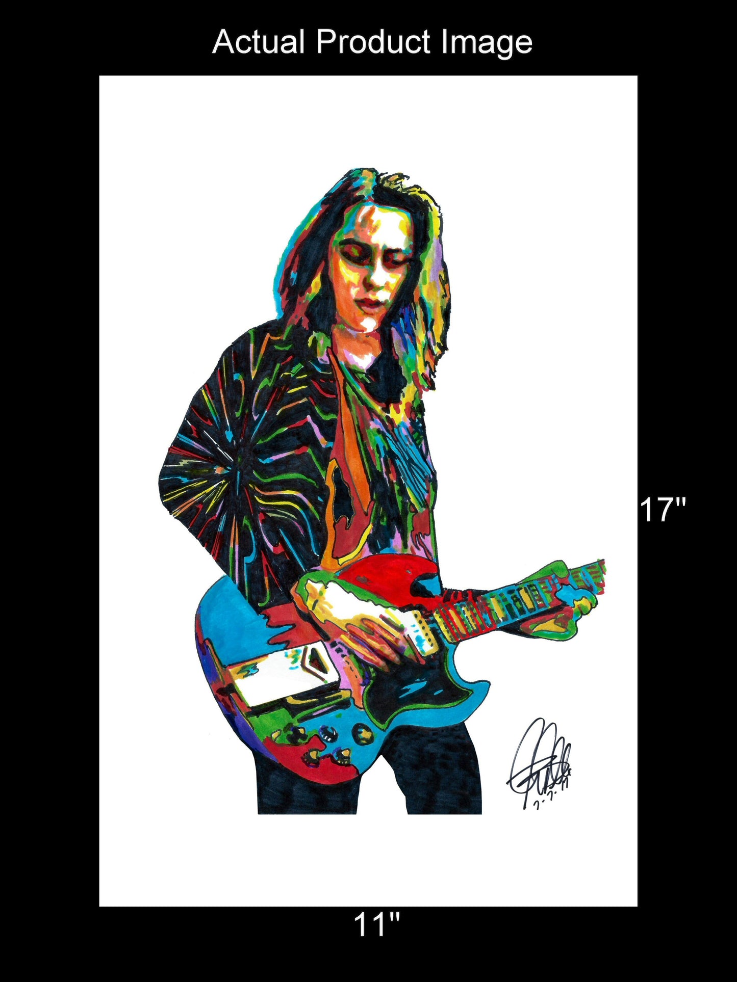 Jake Kiszka Greta Van Fleet Guitar Rock Music Poster Print Wall Art 11x17