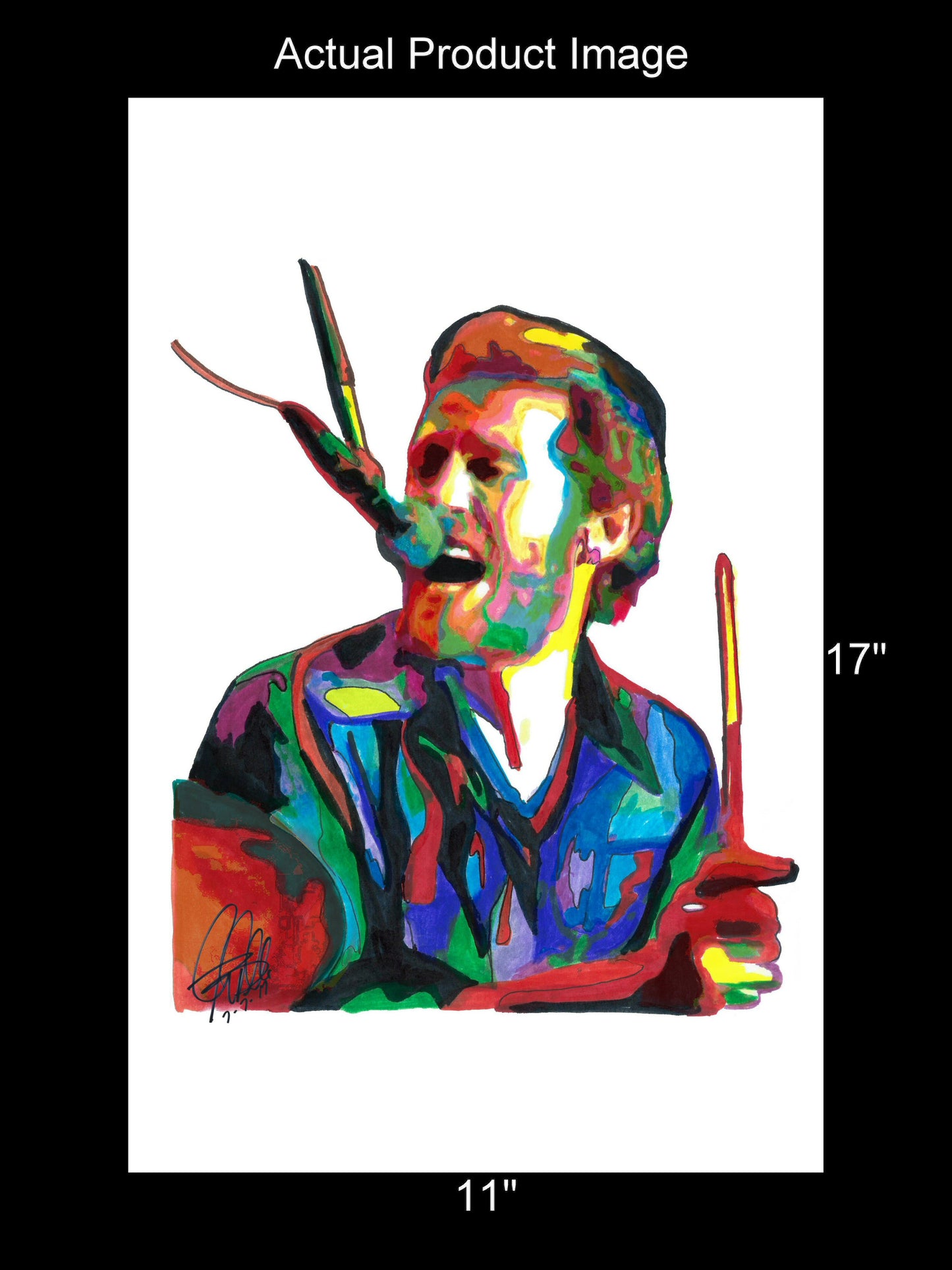 Levon Helm The Band Singer Drums Rock Music Poster Print Wall Art 11x17