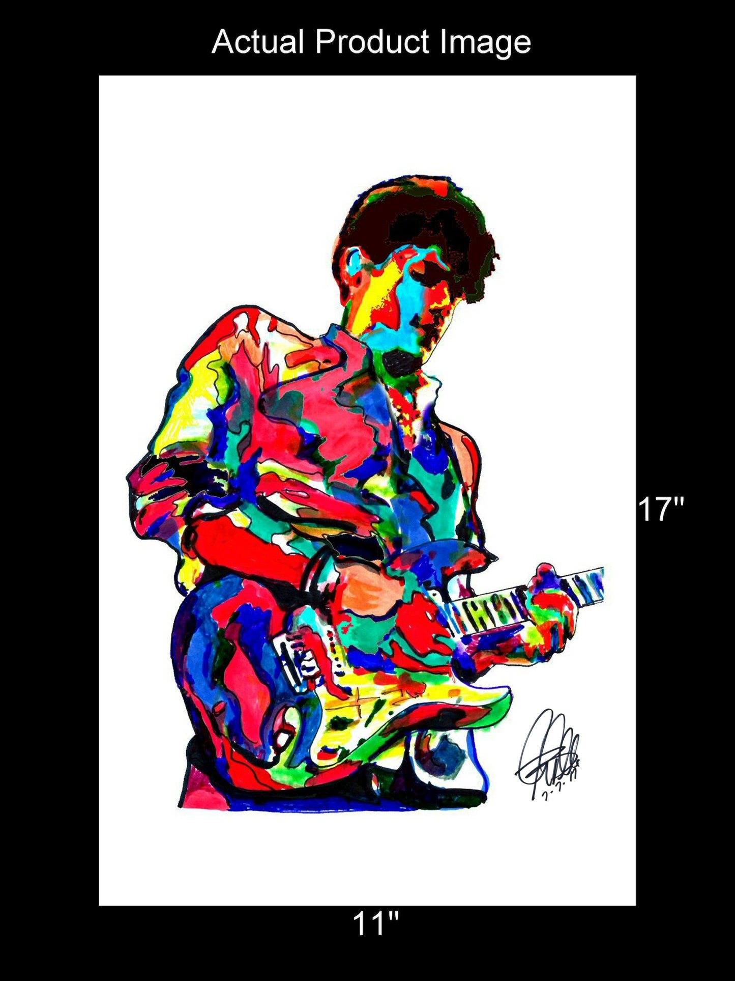 John Mayer Gultar Singer Rock Music Poster Print Wall Art 11x17