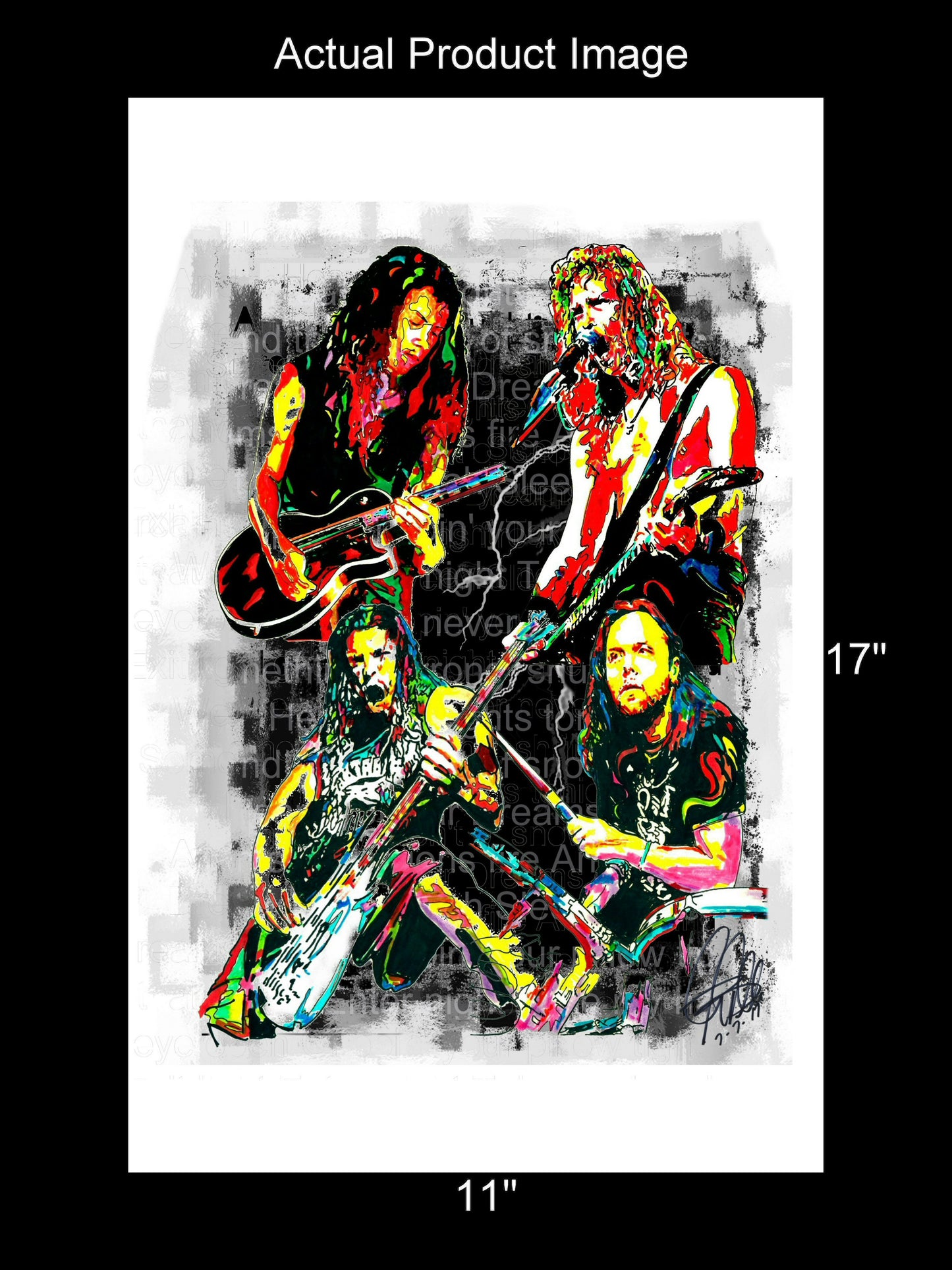 Metallica Rock Metal Music Print Poster Wall Art 11x17